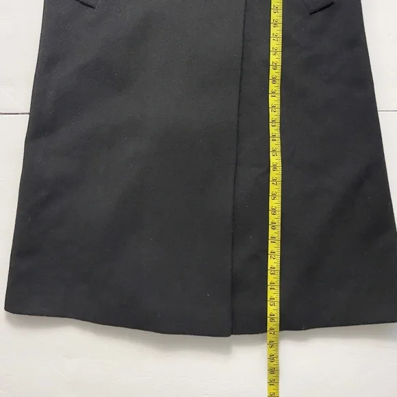 Albert Nipon Black Velvet Collar Coat - Picture 5 of 7